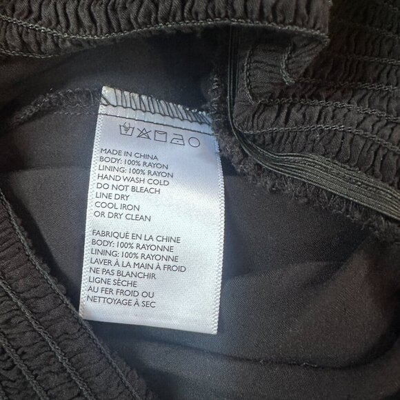 URBAN OUTFITTERS Swiss Dot Black Romper Size Small Shorts Skort - Picture 9 of 10